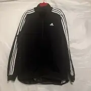 Adidas Cycling Versatile TS Black Jacket Track Stand HF9018 ￼Men’s SZ 2XL