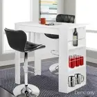 Bar Wine Storage Kitchen Breakfast Table Island Work Desk Unit 3 Level Shelving