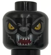 Lego New Black Legends of Chima Minifigure Head Monster Alien