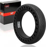 1PZ ST6-M36 8.5-Inch Solid Puncture-Resistant Scooter Tire, Compatible with Xiaomi M365, Gotrax GXL V2 & Similar Models, Durable Rubber, Shock-Absorbing Design, Anti-Slip Tread for Enhanced Grip