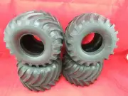 TAMIYA CLOD BUSTER TIRE SET SUPER CLODBUSTER BULLHEAD TXT-1 front + rear NEW (4)