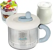 [Tuxuseo] Yoghurt strainer with lid, reusable yoghurt sieve with ultra-fine mesh, handle design, can be used to make thick yoghurt or yoghurt cheese