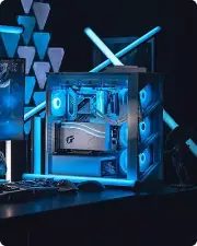 Segotep T3 Mid-Tower ATX Gaming Computer Case Tempered Glass w/ARGB & PWM Fan