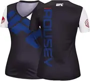 Reebok Ronda Rousey UFC Women's Black Fight Kit Walkout Jersey AT6031 (Large)