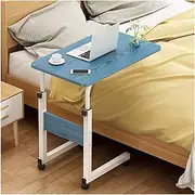 Mobile Overbed Computer Table Days Overbed Table, Portable Desk with Castor Wheels for A Convenient Writing Surface to Use in Bed Or A Wheelchair, Adjustable Height Table with Wheels Over B