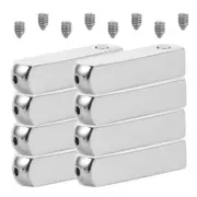8 Pcs Clothing Rope Cap Charms for Sneakers Metal Cord Ends Shoestring