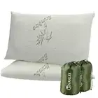 Camping Pillow for Sleeping 2 Pack,Travel Pillow 17"X12" White 2 Pack