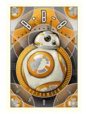 Star Wars Art - BB-8 Astromech by Mike Kungl (SM) - Ltd Ed Giclée on Canvas