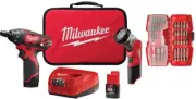 Milwaukee Electric Screwdriver LED Worklight Kit 1/4 in. Hex 12-Volt Cordless