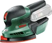 Bosch PSM 18LI Cordless Multi Detail Sander, 3 Sanding Sheets, Dust Box