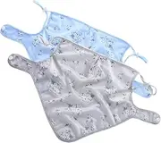 FUNOMOCYA 2Pcs Sun Protection Face Scarf Breathable Ice Silk for Outdoor Sports UV Protection Neckerchief Comfortable Lightweight Headwear Blue Gray