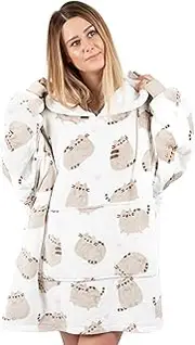 [Pusheen] Vuddie Oversized Blanket Hoodie Women Ladies Cat White Fleece One Size