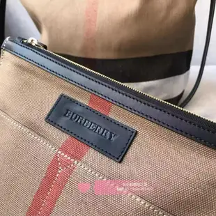 『包小姐二手』Burberry 經典 The Ashby Canvas 大格紋 水桶包 大小號 手提包 斜挎包 實拍免運