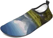 [BTCOWZRV] Water Shoes for Women Men Beautiful Scenery Water Sports Shoes Slip-on Breathable Lightweight Athletic Aqua Sock