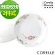 【美國康寧CORELLE】田園玫瑰2件式餐盤組(B03)