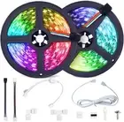 50ft LED Strip Lights 1m-10m Bluetooth Music Sync 5050 RGB Color Changing for TV