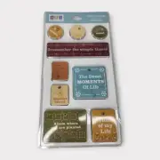 NEW We R Memory Keepers Urban Window Collection Tags On the Dot Crafts