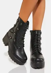 [Koi Footwear] Amabilis Flower Platform Boots