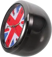 iplusmile Car Luminous Clock Scooter Clock Car Dashboard Decorations Black Zinc Alloy