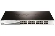 D-Link DGS-1210-28P - 28-Port Gigabit WebSmart PoE Switch With 28 RJ45 (24 PoE) With 4 Combo SFP Ports