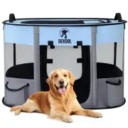 Foldable Dog Playpen, Pet Playpen, Portable Dog Crate for Small Dogs, Puppy P...