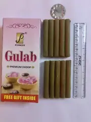 10 wet logs 100gm DHOOP Soft Moldable GULAB ROSE fragrance meditation