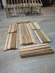 Scale Size 1/12 Real Wood Lumber 75 PC