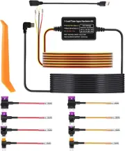 2025 Dash Cam Hardwire Kit, Type-C Acc Hardwire Kit for All Dash Cam Converts 1