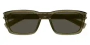 Saint Laurent SL 662 Men Sunglasses Brown 57mm New & Authentic