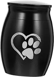 Personalized Mini Dog and Cat Ashes Keepsake Urn - Stainless Steel Cremation Casket for Pet Memorial - Small Urn for Pet Ashes Elegant and Durable Remembrance