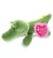 DolliBu Happy Mother's Day Super Soft Plush Lying Alligator Figure - 6" Inches