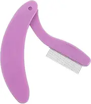 PAMINGONO Eyelash Comb Eyelash Spoolies Stainless Steel Eyebrow Grooming Tool Lash Comb Separator for Women