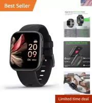 1.85-Inch Health & Fitness Smart Watch - Sleep & Activity Tracking for Everyone