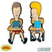 Beavis and Butt-Head In Class Enamel Pin Set Zen Monkey Studios