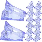 Baluue 20pcs Nail Extension Clips Nail Mold Fixing Clips for Quick Building Compact Design for Easy Storage for and