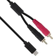 True DYNA TD-USB-RCA2 USB Converter Cable, USB-C/RCA x 2, 6.6 ft (2 m)