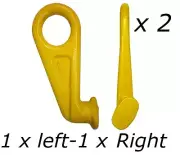 (2 Pack) 12.5T Lifting Lug for Shipping Containers Locks into Corner Castings