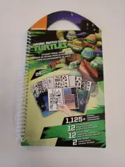 Teenage Mutant Ninja Turtles Sticker Travel Book W/Handle 1,125+ Stickers NEW!