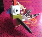 NWT Tory Burch Peacock Key Fob Chain Keychain RARE