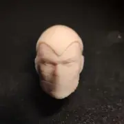 Blank 1/18 Scale Shocker Herman Schultz Head Sculpt Unpainted Fit 3.75" Figure