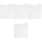 Set of 4 CD Holder Case File Dividers for Lever Arch Record Player Stand