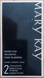 MARY KAY EYELASH CURLER WITH 2 SILICONE PAD REFILLS