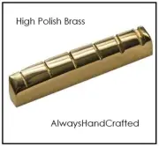 AlwaysHandCrafted Slotted BRASS NUT made for SCHECTER Guitar - 42mm / 1.65"