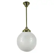 Standard 1/2 x 1/2m Rod Pendant Light w/10&quot; Sheffield, PB