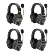 Saramonic WiTalk-WT4D 4-Person Full-Duplex Wireless Intercom System with Dual-Ear Headsets (1.9 GHz)