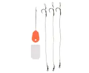 4PCS Nylon Leader Fish Line Super Strong High Strength 9FT 3X