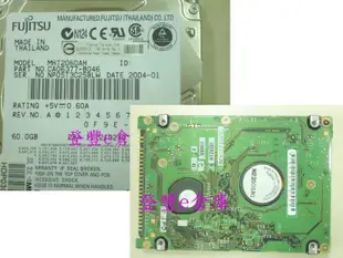 【登豐e倉庫】 F349 Fujitsu MHT2060AH 60G IDE 硬碟晶片 資料不見 救資料
