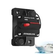 Audio Circuit Breaker | Vehicle Power Amplifier Protector - Manual Reset Car Marine Trolling Motors Boat Circuit Breaker for Audio System, 12-48V