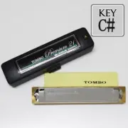 TOMBO No.3521 C# Key TOMBO Premium 21 Tremolo Harmonica 21 holes