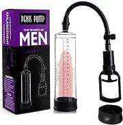 Mens Growth Pump with Strong Suction Men-s Vacuum Pump with ED Screen Powerful Electric Vacuum Pump Inch Adjustable Mens Underwear Set Training Tools to Be a Bigger Men LV9382785 sex toy dildo clitoris stimulation adult product